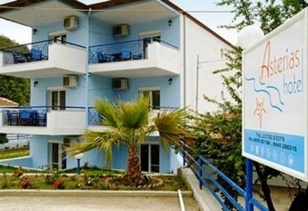 Asterias Hotel Porto Koufo Bagian luar foto